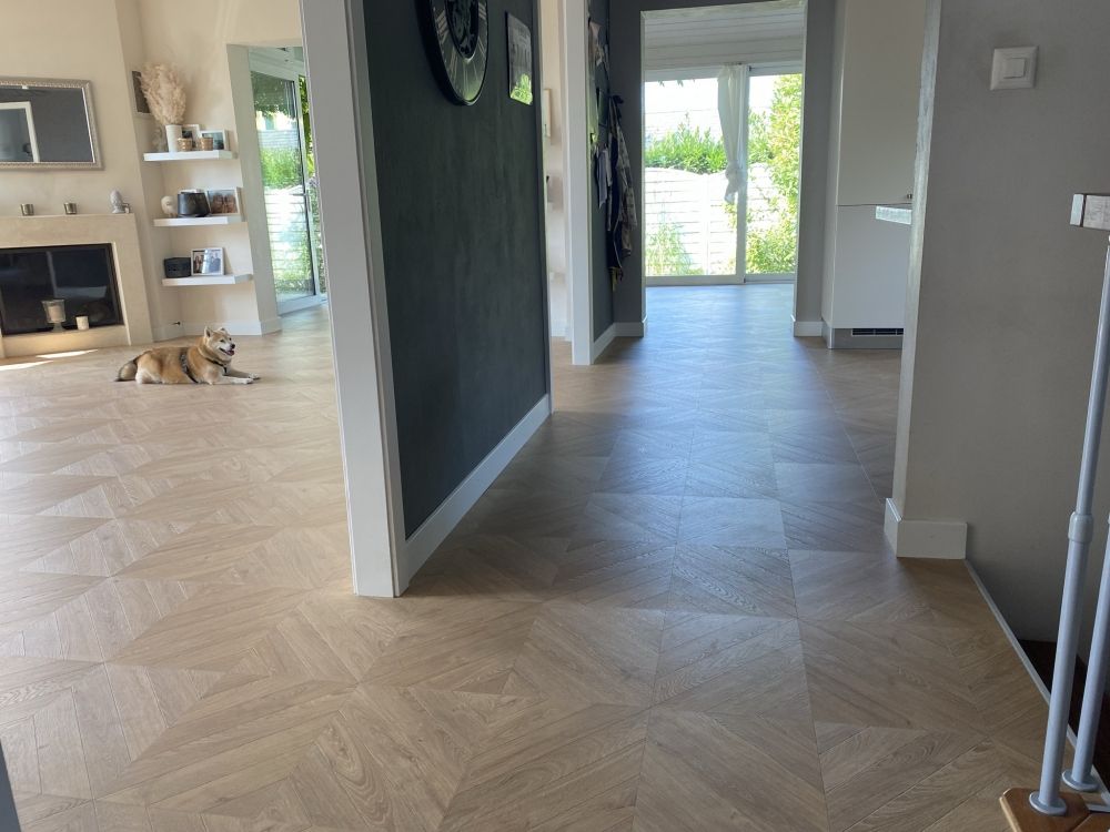 Parquet Stratifié couloir de maison