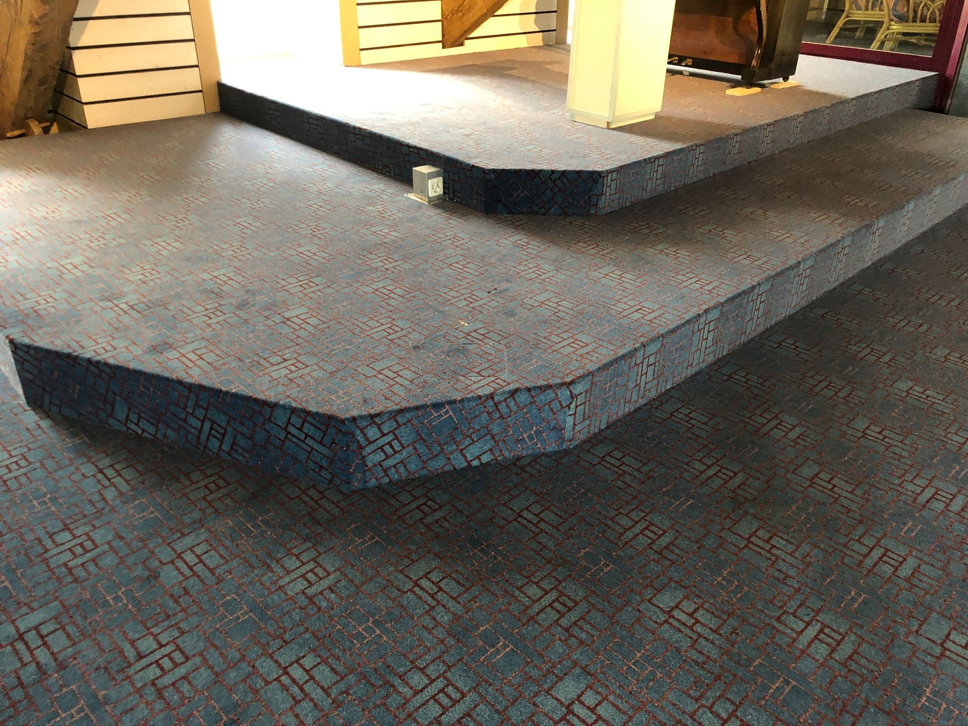 Pose de sols textile, moquette