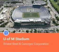 Erection — U of M Stadium in Davison, MI