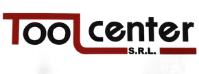 El logotipo de Toolcenter SRL presenta el nombre de la empresa en texto negro con una T roja estilizada y subrayado.