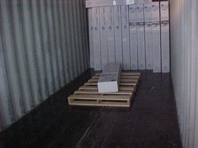 Shipment, skids, pallets, unloading