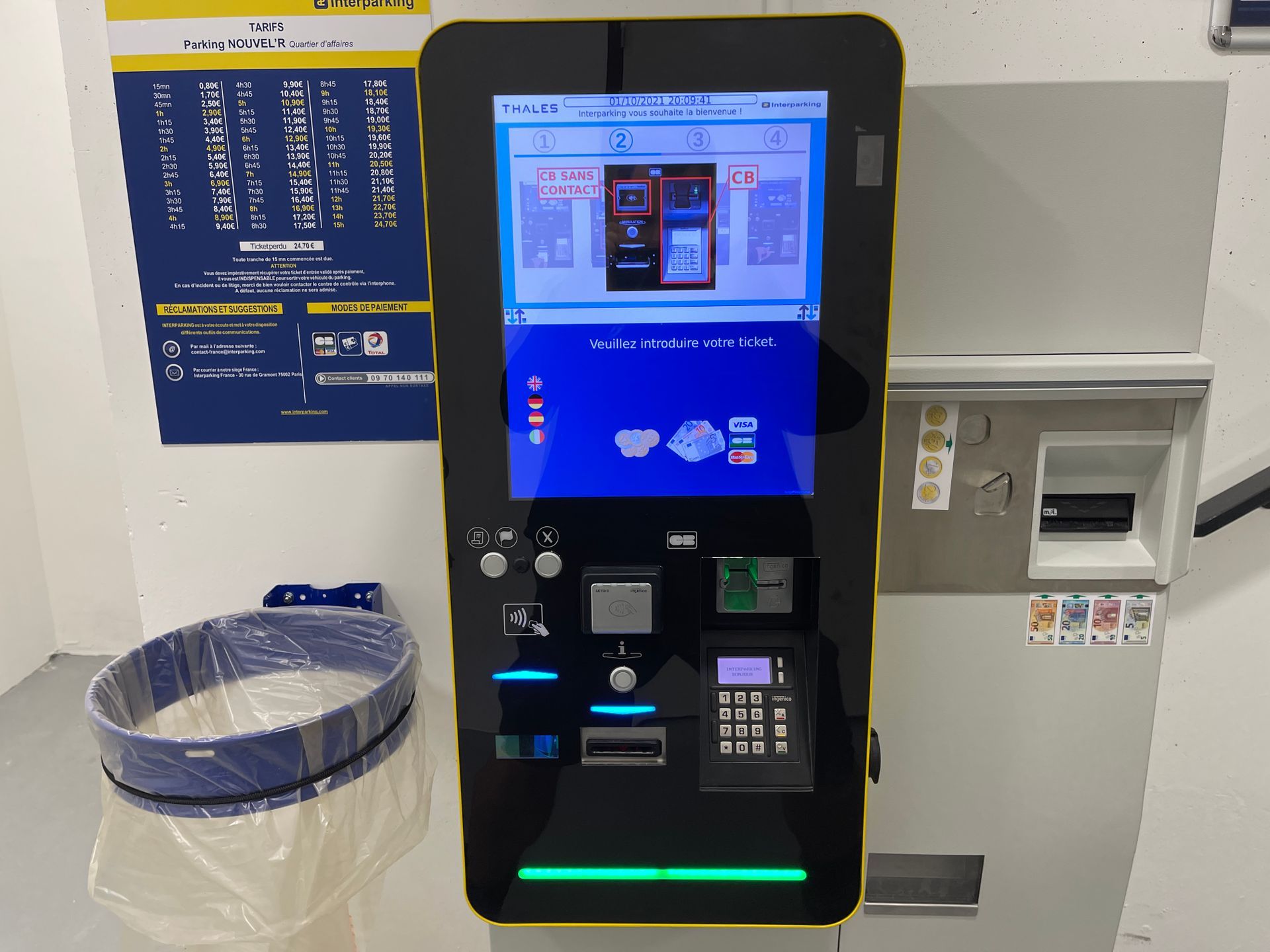 caisse automatique parking