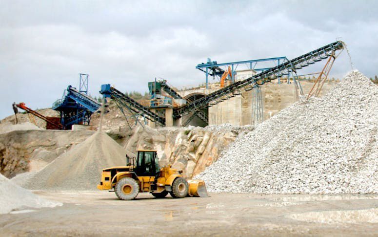 Civil quarry product supply