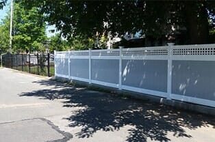 White Fences beside the Road — Fence & Gate Specialist in Staten Island, NY
