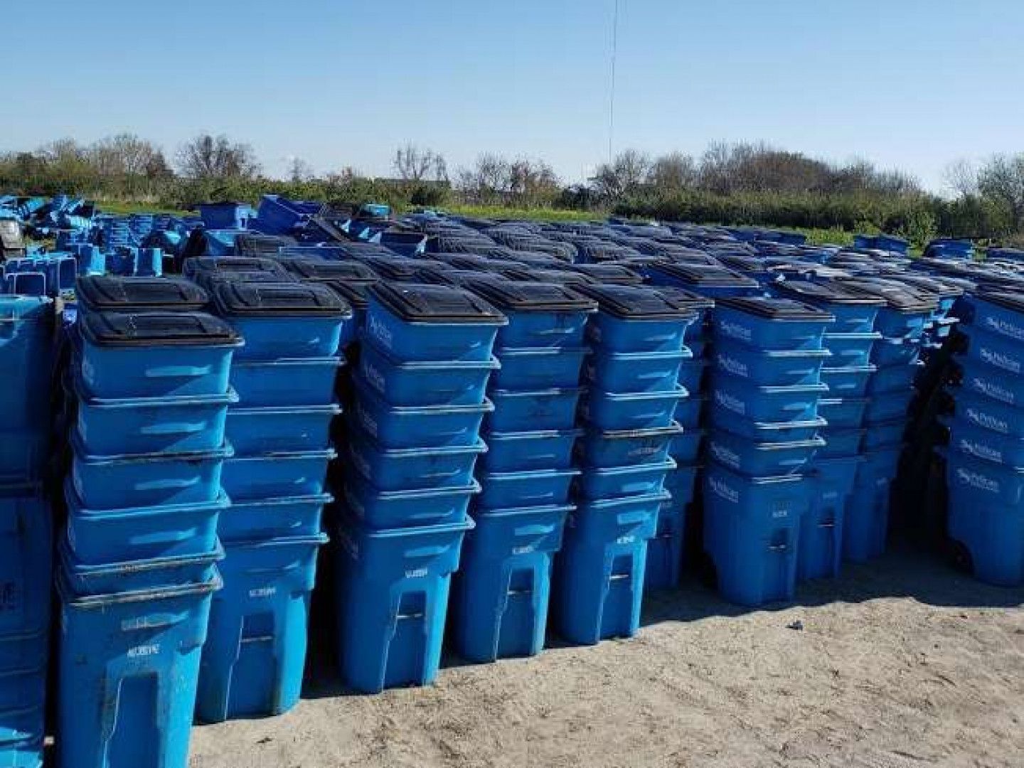 Express waste trash cans