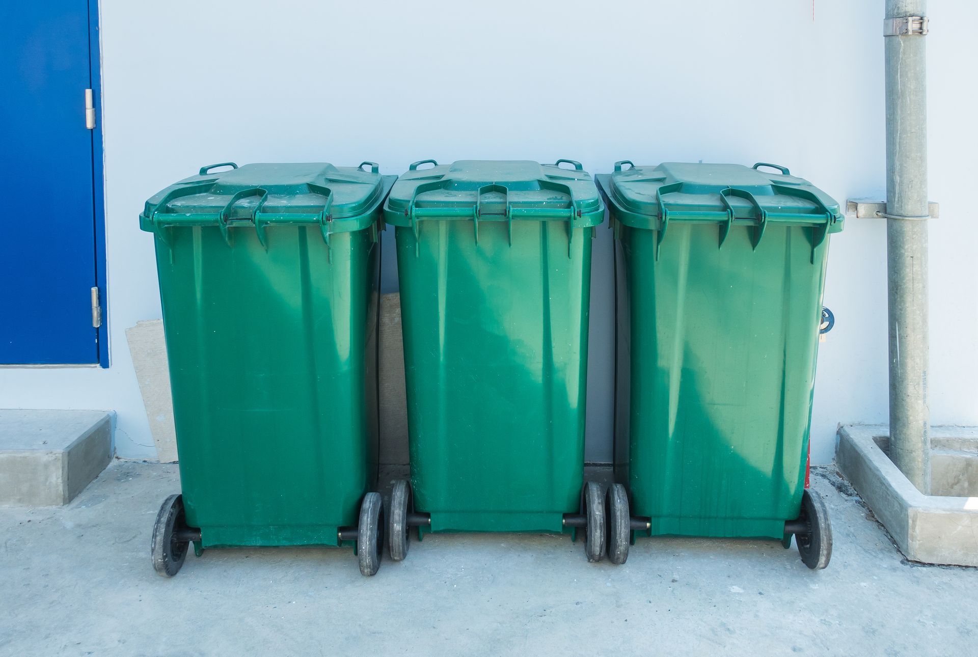 Black indoor waste containers for recycling and garbage recycle outdoor