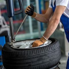 Replacing a tyre