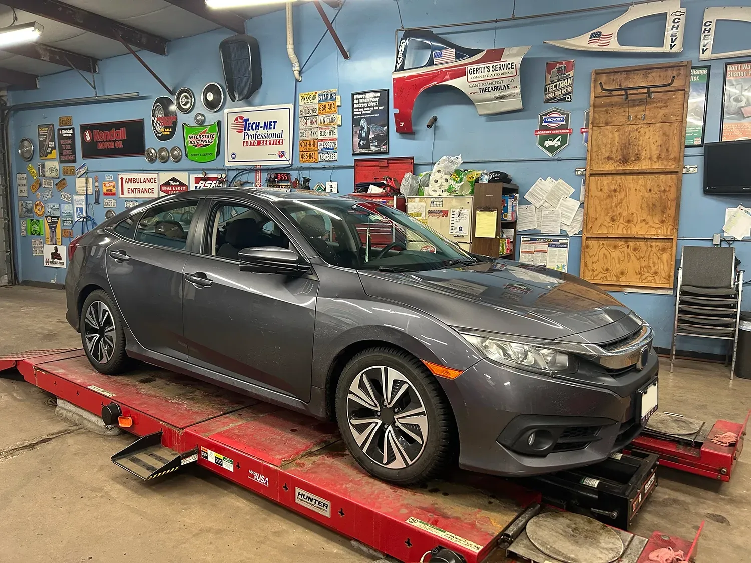 Honda car parked in our garage | Gerry's Service