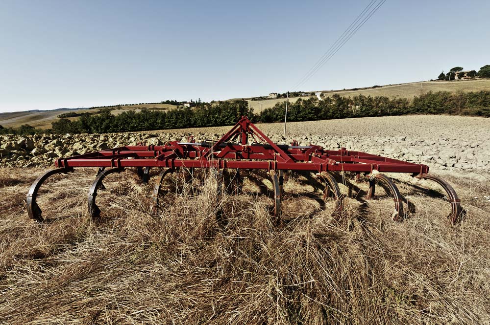 Landscape With Harrow On The Plowed Field — O'Brien's Machinery In Gloucester