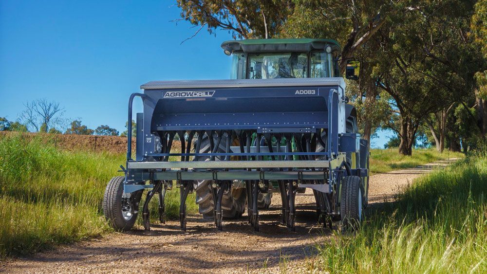 Blue Agrowplow Tractor — O'Brien's Machinery In Hunter Valley NSW