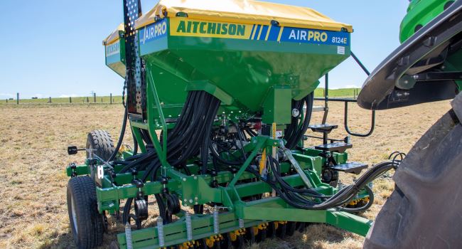 Huge Tractor Collecting Haystack In The Field — O'Brien's Machinery In Hunter Valley NSW