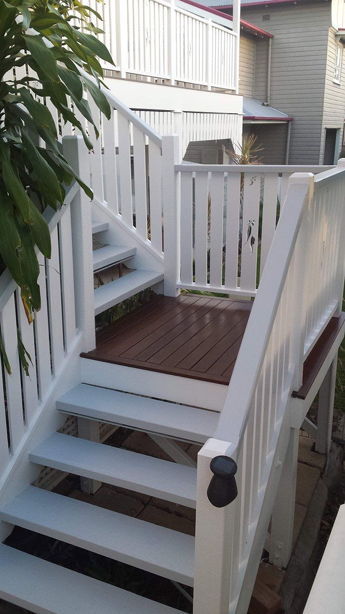 Restored Exterior Stairs — NGD Painting in Park Avenue, QLD