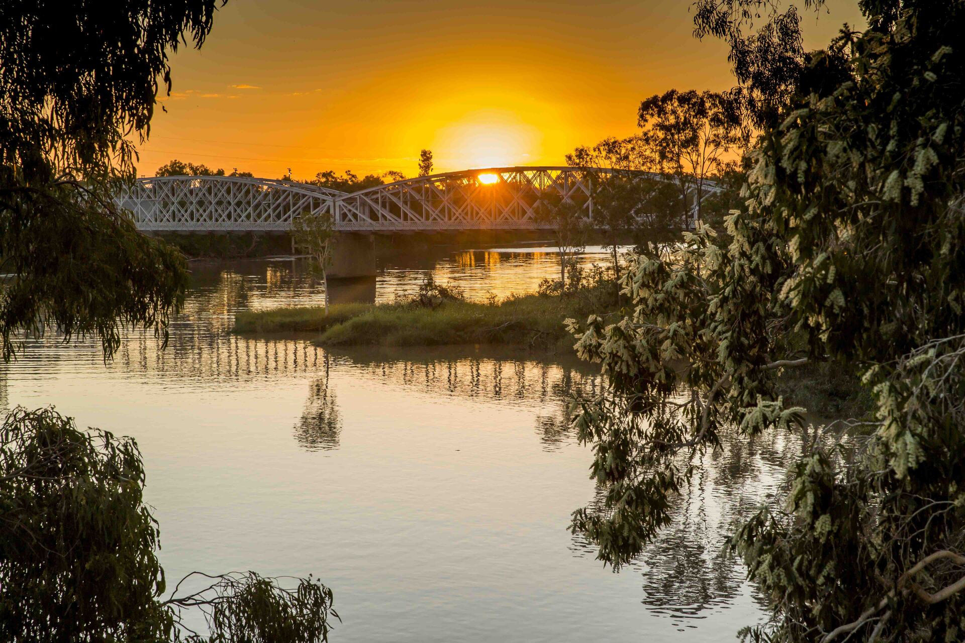 Sunset Over Bridge — NGD Painting in Rockhampton, QLD