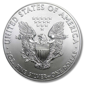 A silver coin from the united states of america