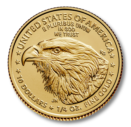 A gold coin from the united states of america