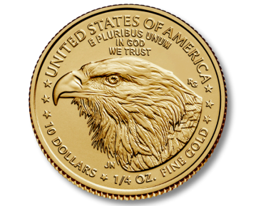 A gold coin from the united states of america