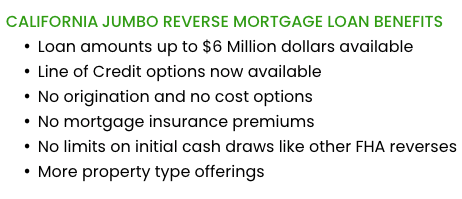 refinance your jumbo reverse mortgage in California