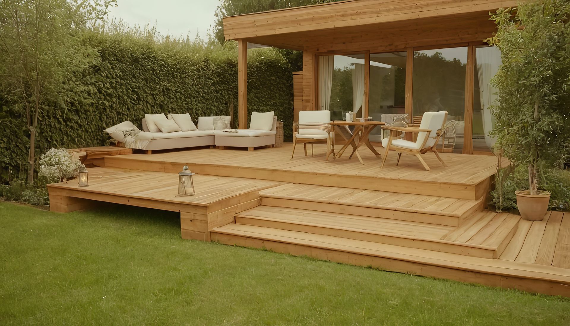 wooden deck