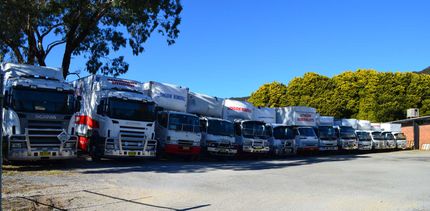 Trucks that we use for furniture removals in Bathurst