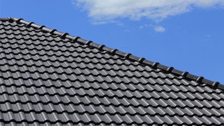 fully installed slate roofing