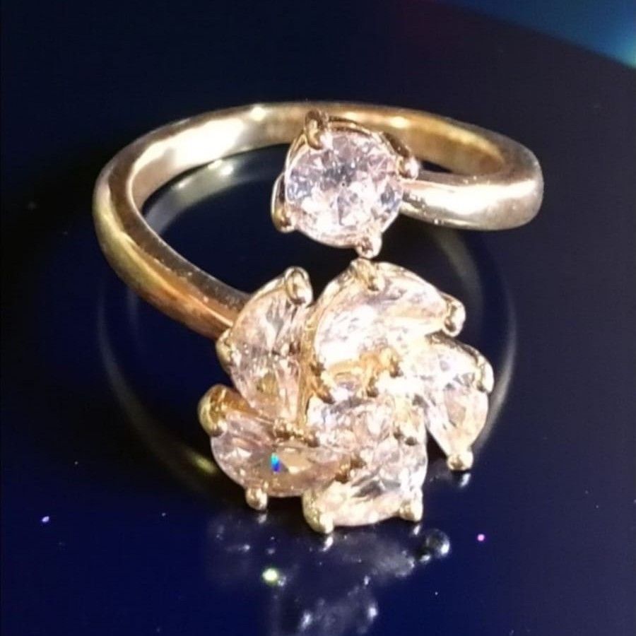 Anillo Acero Dorado NA1652