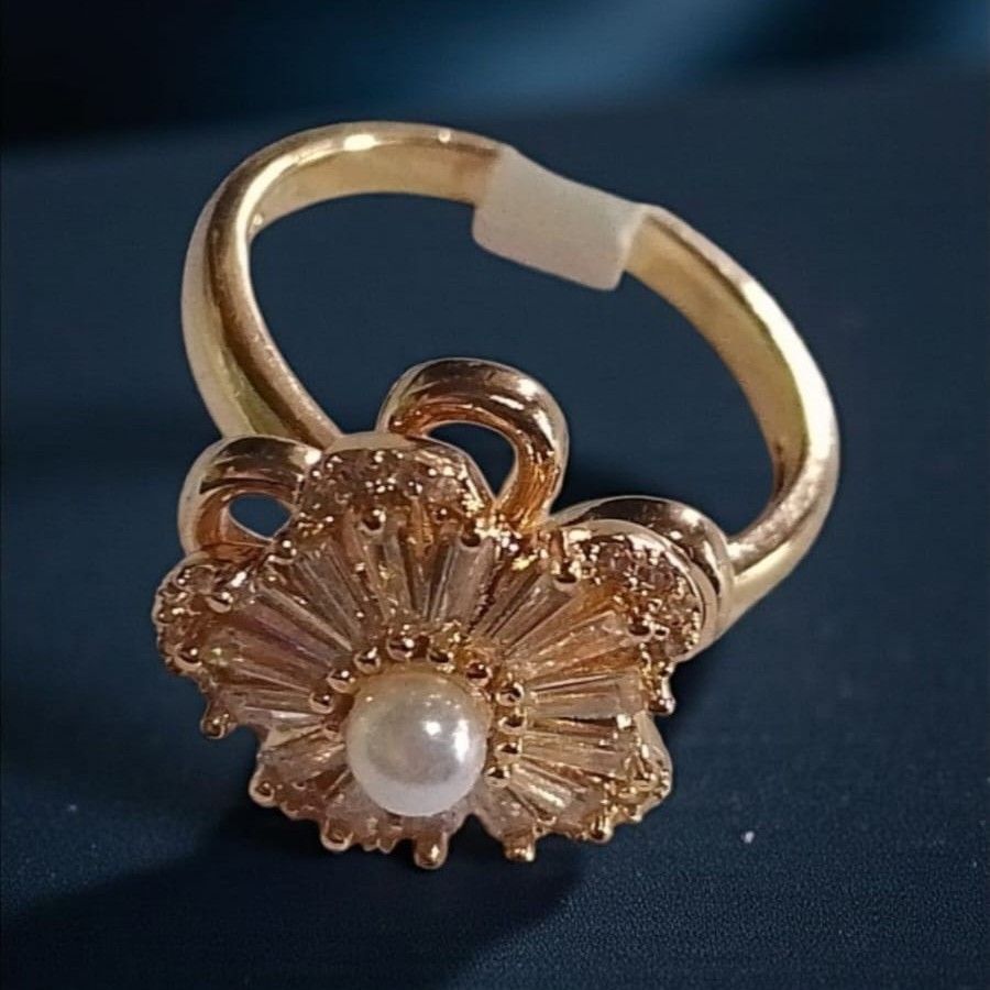 Anillo Acero Dorado NA1654