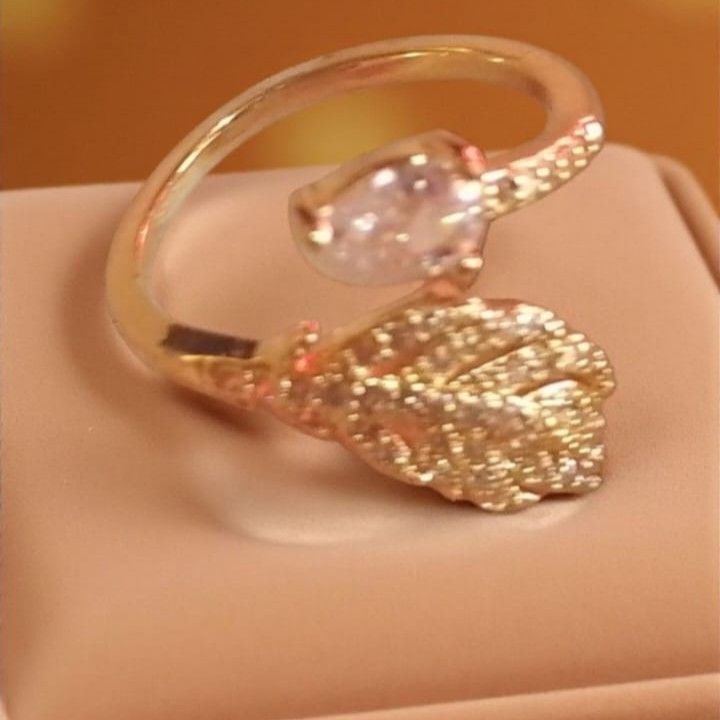 Anillo Acero Dorado NA1701