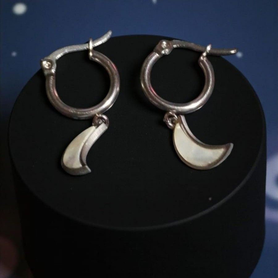 Argolla Acero Luna NAR1675