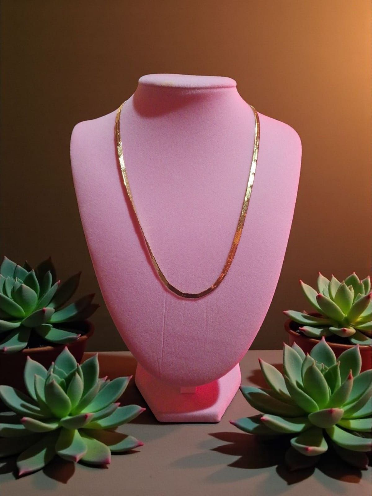 Cadena Acero Dorada NC1607