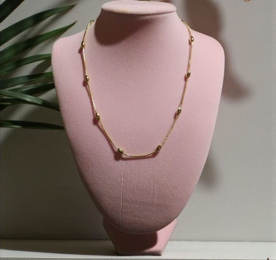 Cadena Acero Dorado NC1609