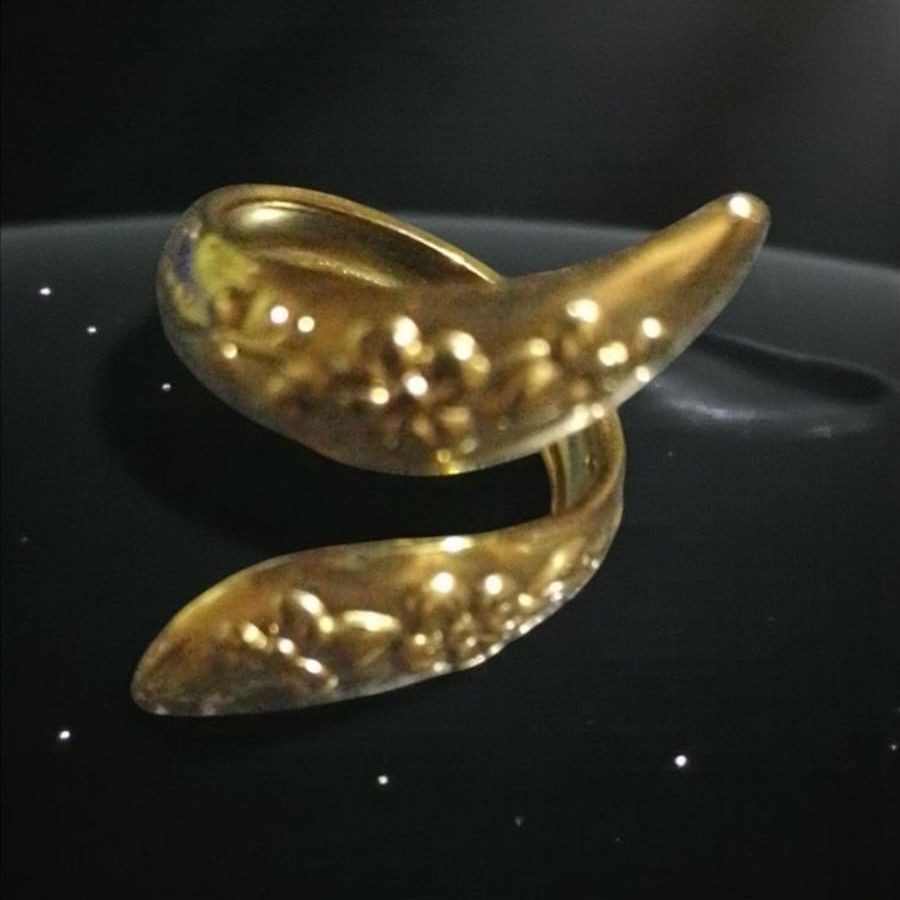 Anillo Acero Dorado OAN28