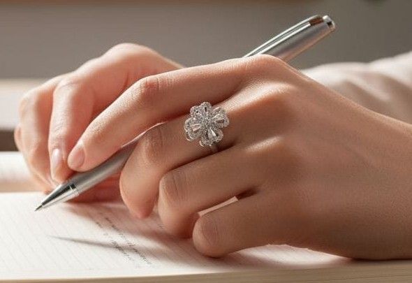 Anillo  Acero Plata QAN48