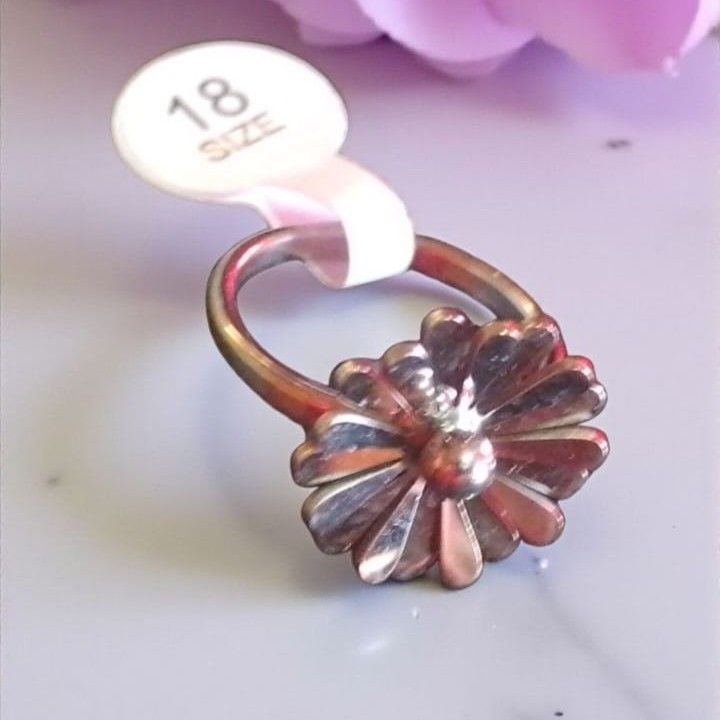 Anillo Acero Margarita RAM25