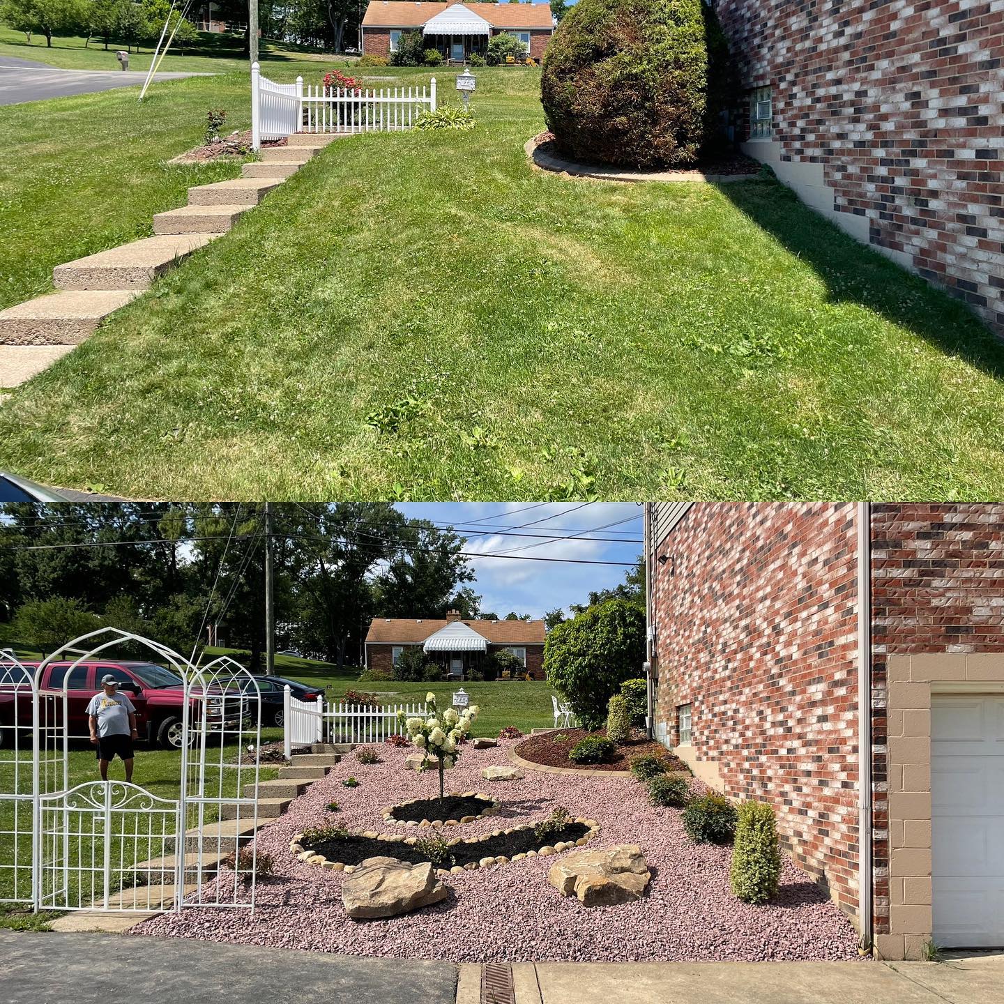 Landscape Before & After