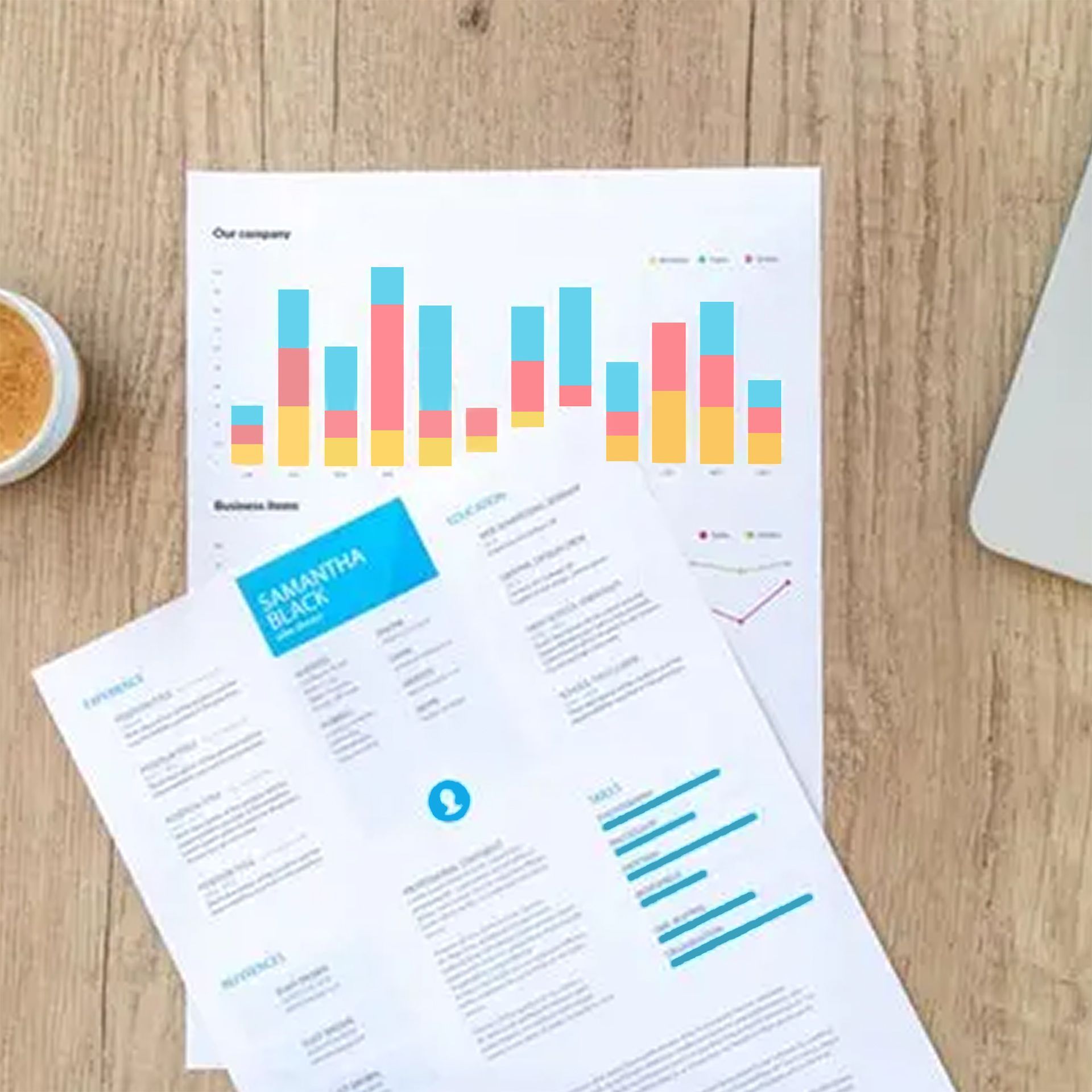 A roll up banner with a picture of food on it.