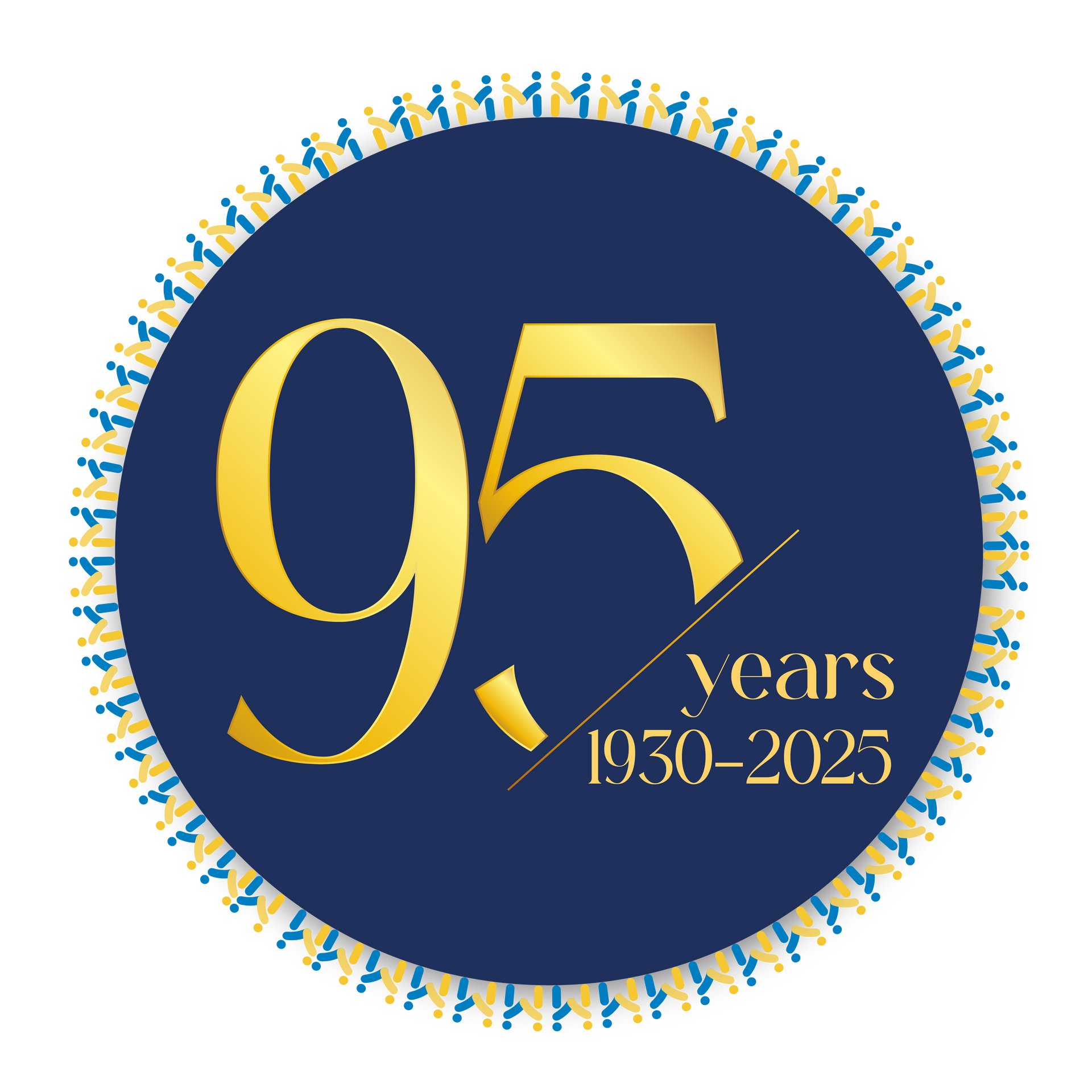 95 years logo mhfa