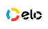 O logotipo da Elo apresenta um segmento circular tricolor ao lado da palavra