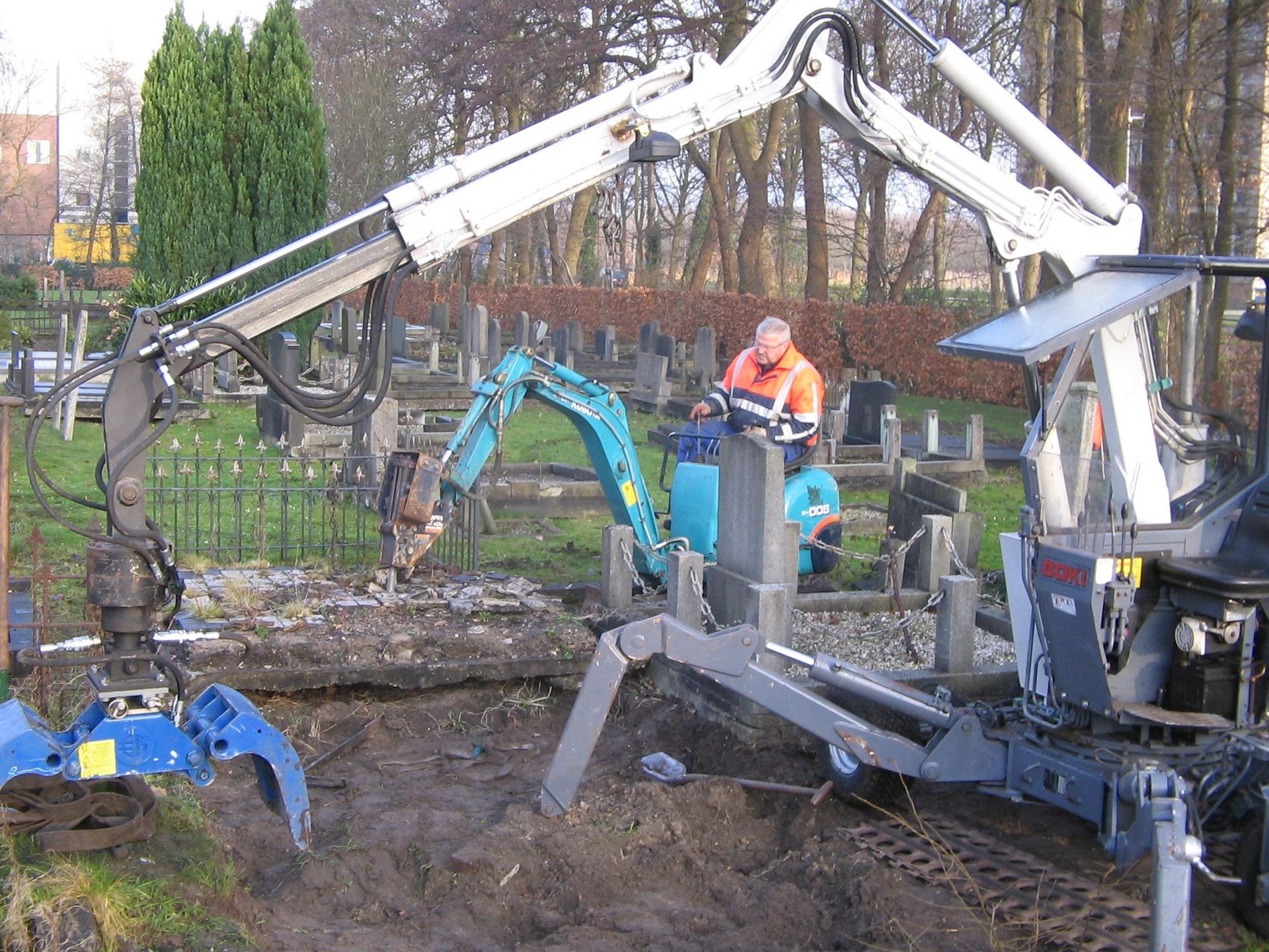 Inzet van diverse machines