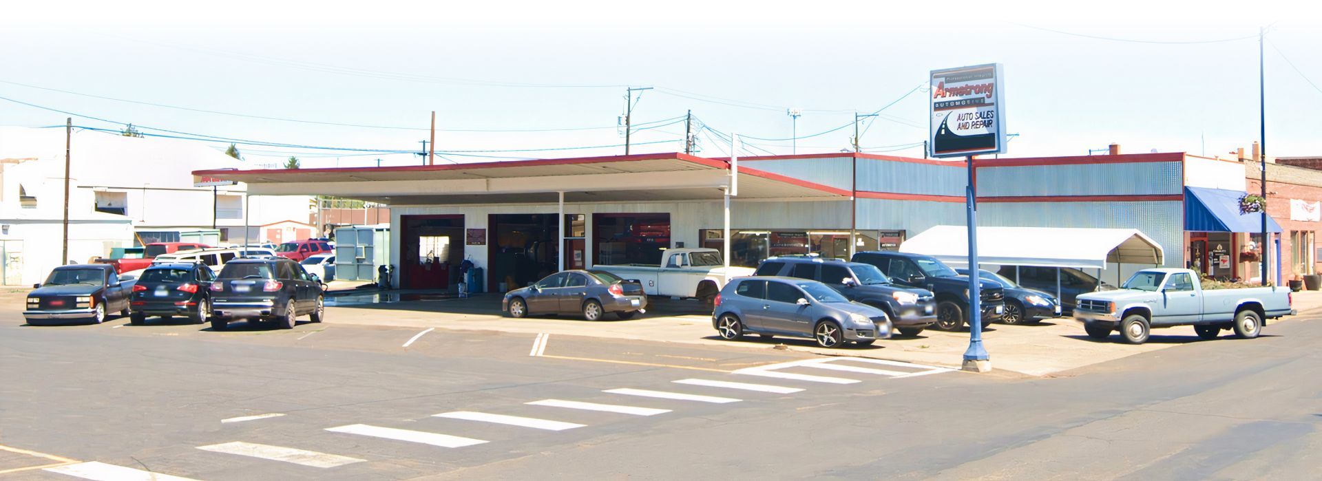 The front of our Prosser Auto Repair Shop | Armstrong Automotive