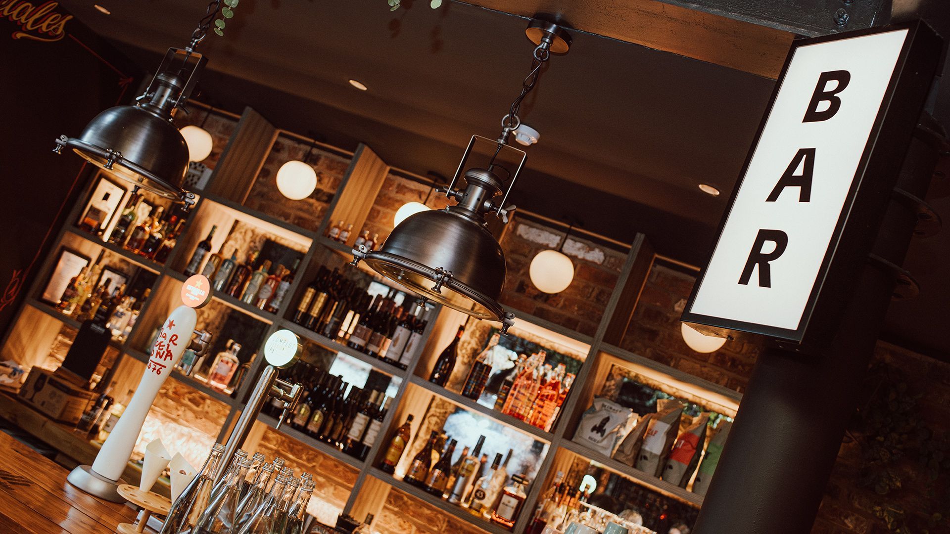 The Bar at Dos Hermanos, Cheadle Hulme, Cheshire.