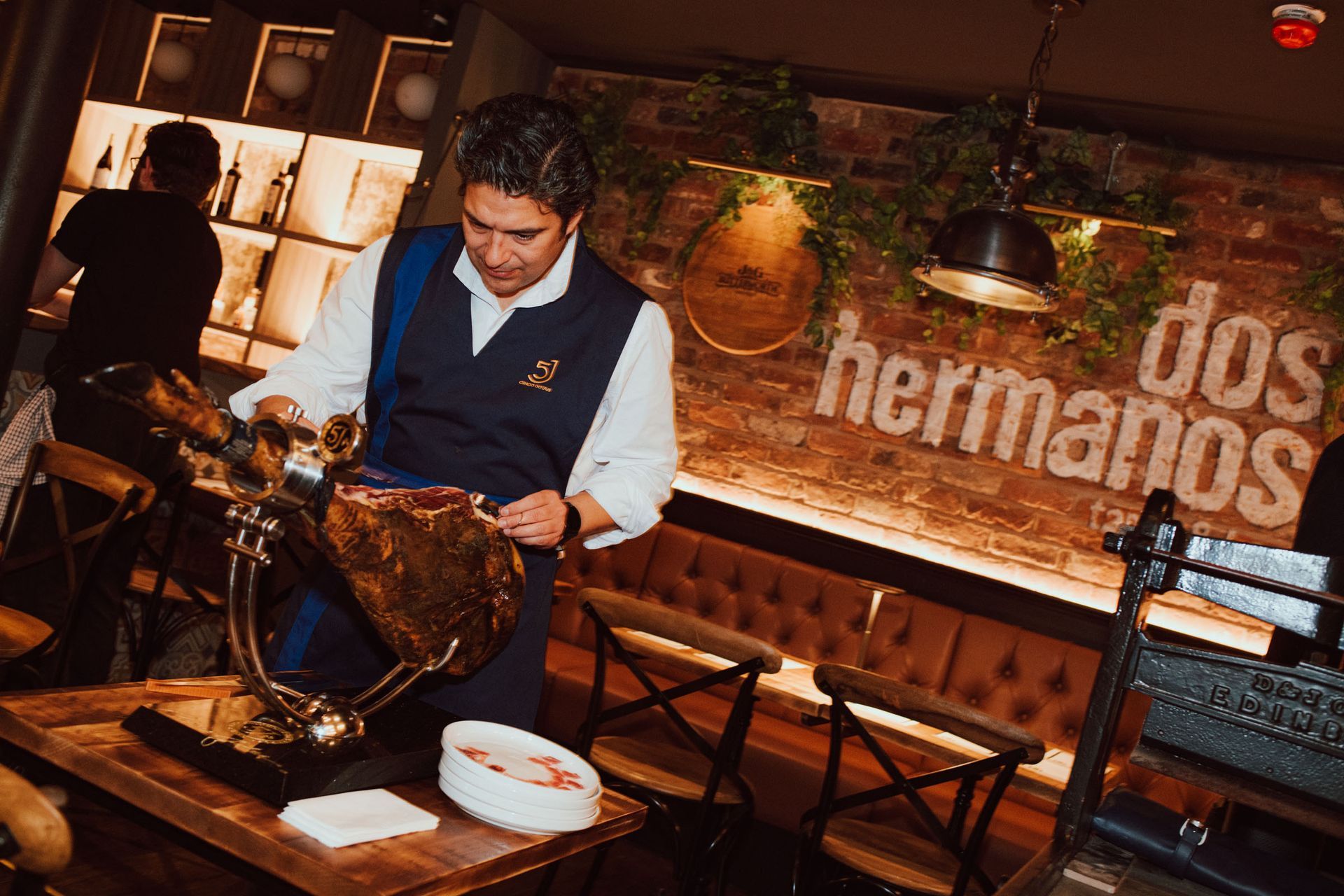 The menu at Dos Hermanos Tapas & Bar