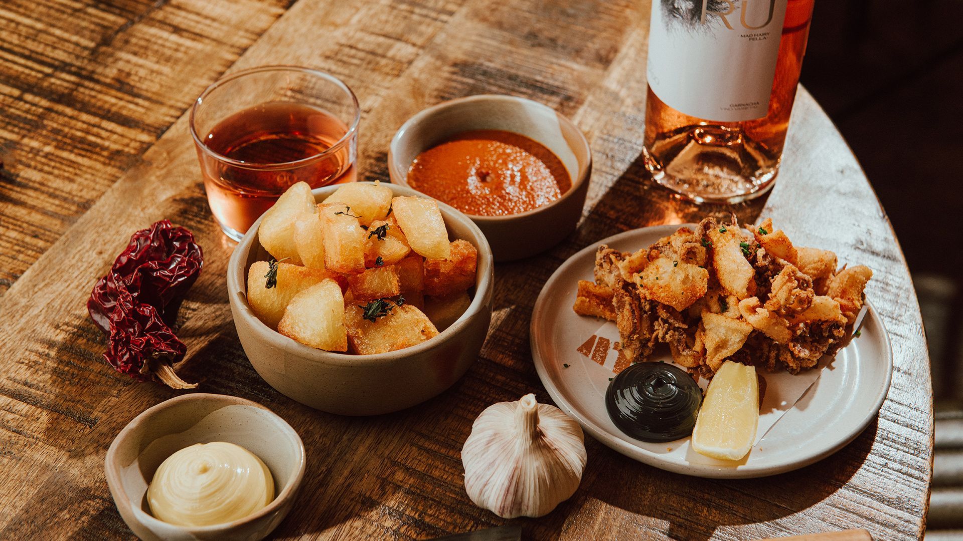 Tapas menus at Dos Hermanos, Cheadle Hulme