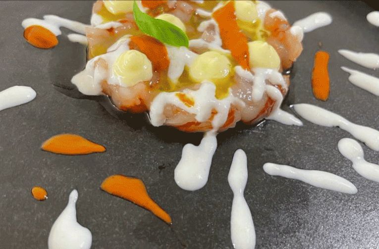 tartare di carne con verdure