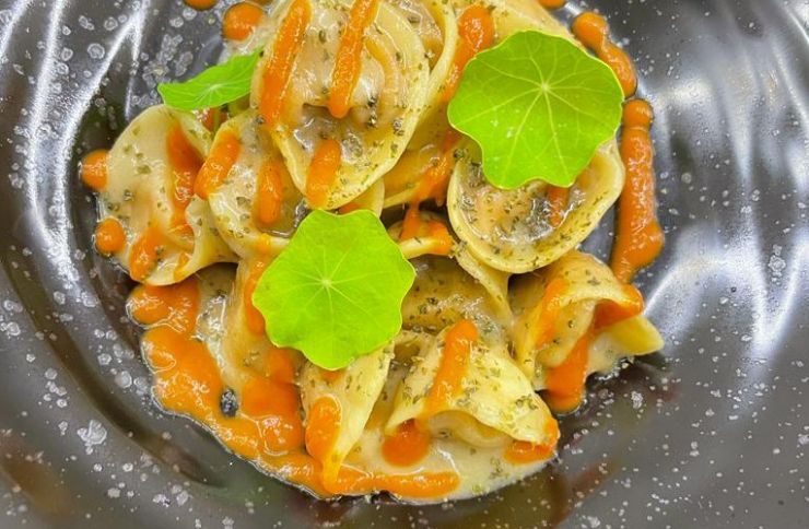 stuffed cappelletti with fish