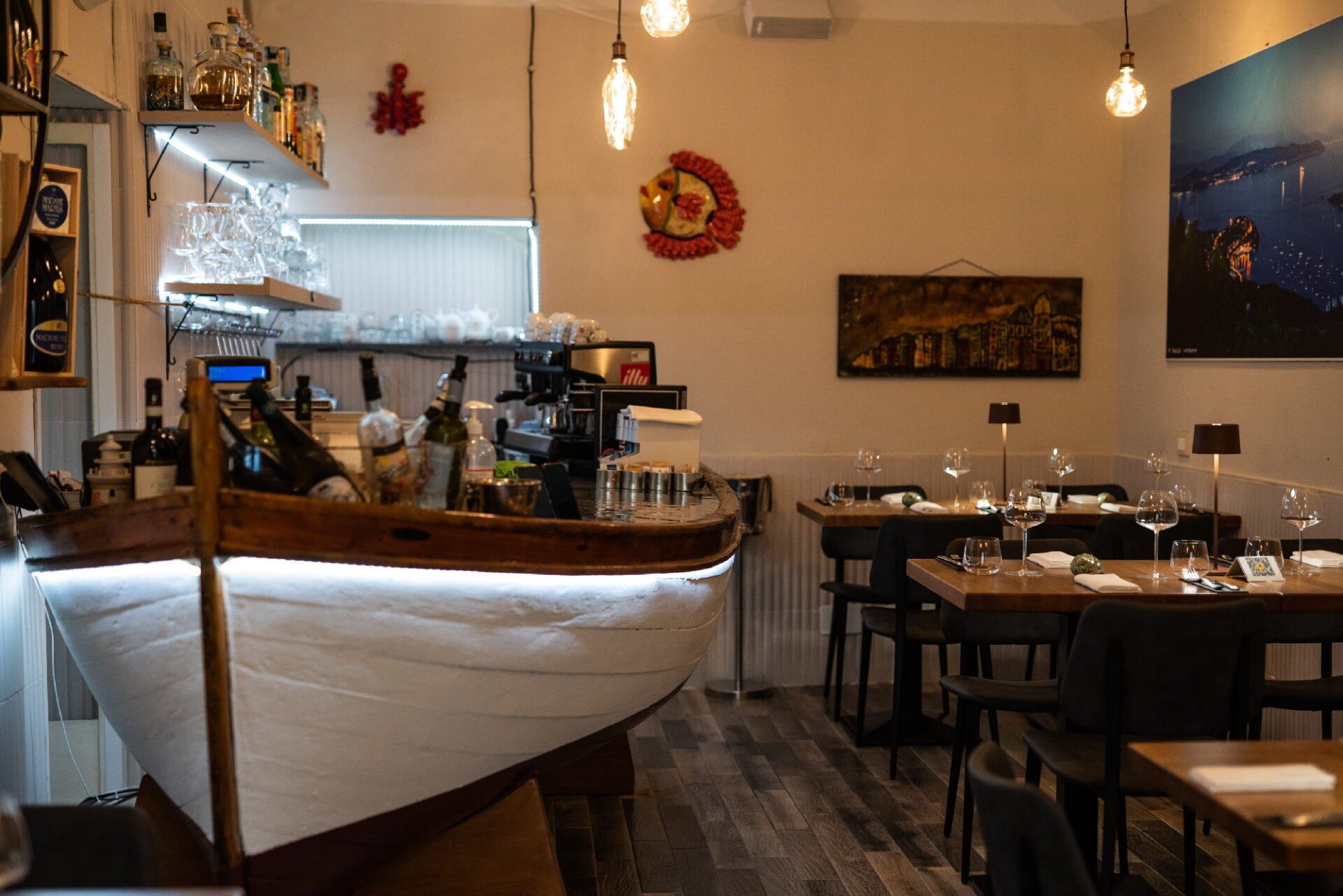 cucina di pesce Portivene