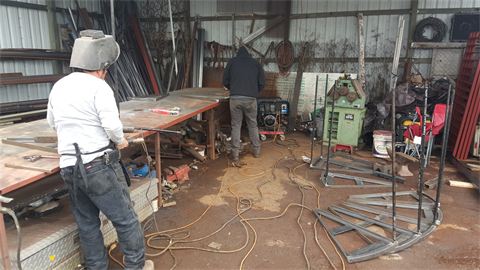 Iron Welding Area — Mellman & Perdue CPAs — Oakland, CA