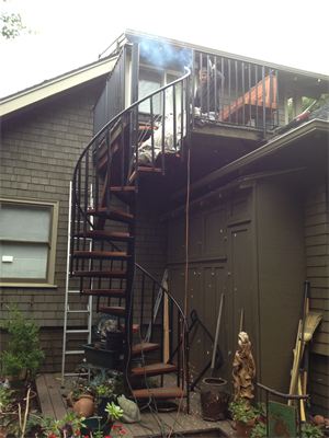 Curve Stair Railing — Mellman & Perdue CPAs — Oakland, CA