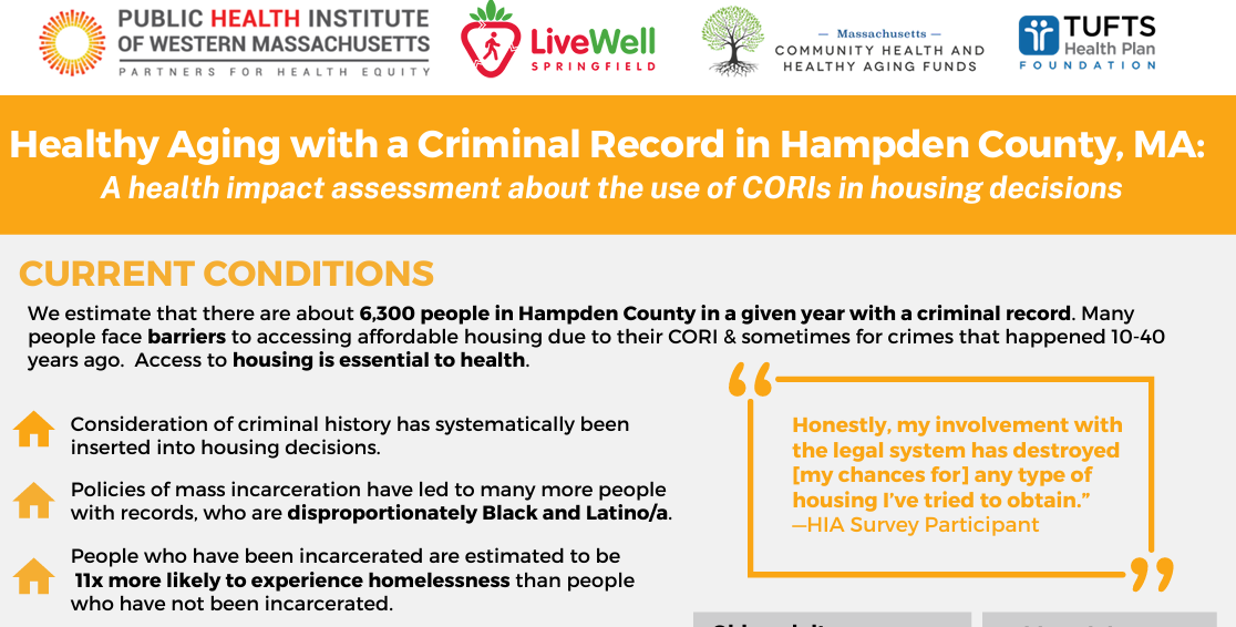 Infographic of Health Impact Assessment Report