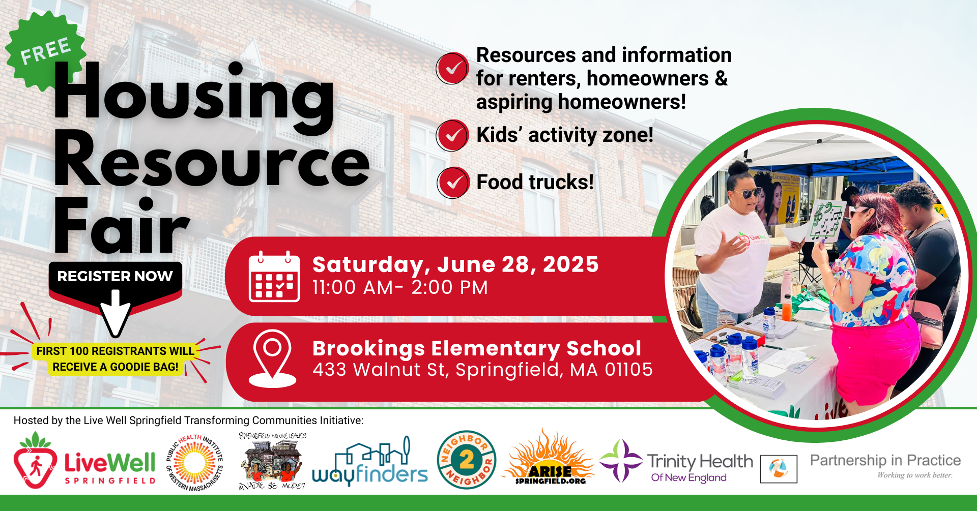 Free Housing Resource Fair Saturday June 28 11-2pm Brookings Elementary School