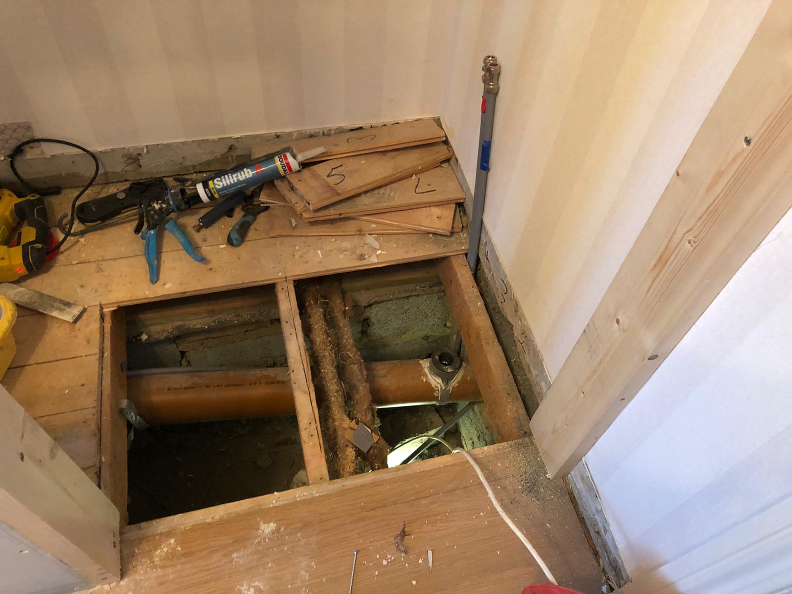 New Under stairs Cloakroom Installation in Bangor NI